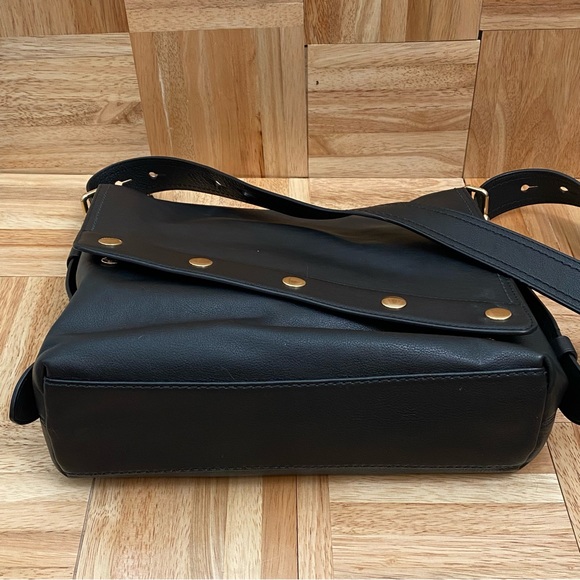 Marc Jacobs Downtown Studded Black Leather Crossbody Bag - Picture 8 of 15